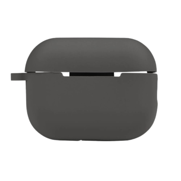 Чохол for AirPods Pro 2 SILICONE CASE (з карабіном) Dark Grey